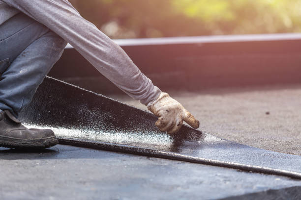 Professional Basement Waterproofing technician working in Laingsburg, MI
